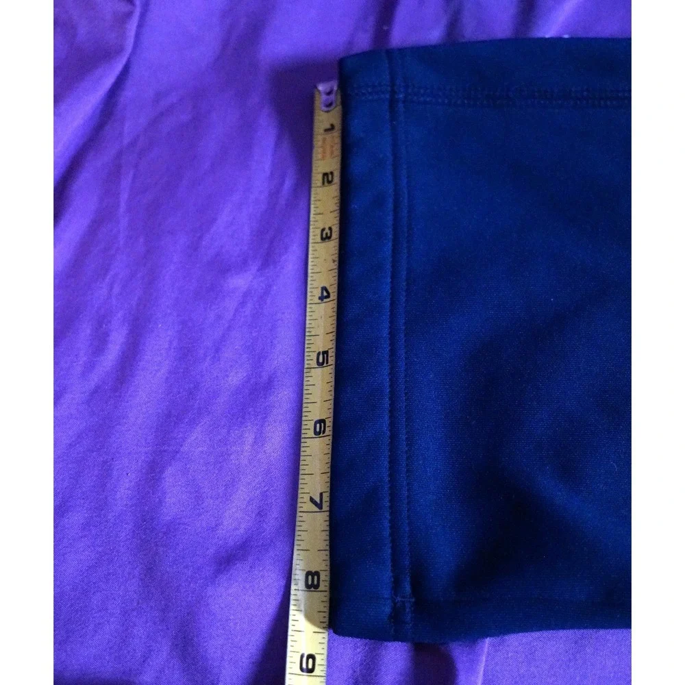 Adidas 2XL Climawarm Track Pants Blue & Gray 3 Stripe Fleece Athletic AV1001